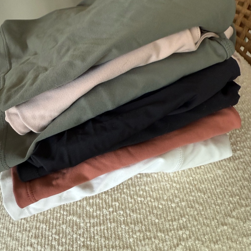 Workout crop tops assorted colors